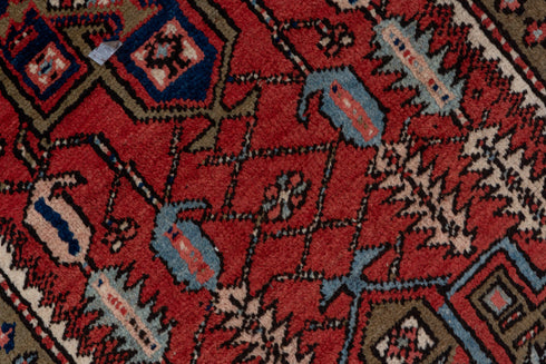 Antique Heriz Runner Rug (3' x 14')